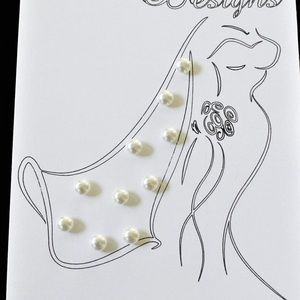 Magnetic pearl veil weights - 29 mini magnets